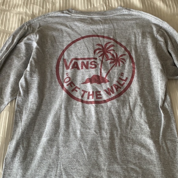 Vans gray long sleeve top - Picture 2 of 3